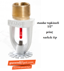 STANDART TEPKİMELİ 79 C 1/2'' PRİNÇ PENDENT (SARKIK) SPRİNK