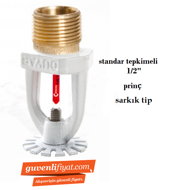 STANDART TEPKİMELİ 93 C 1/2'' PRİNÇ PENDENT (SARKIK) SPRİNK