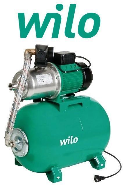 WİLO, HMedana CH1-L.406, 1.5HP, 220V, 50 LİTRE YATAY TANKLI, DOMESTİK HİDROFOR