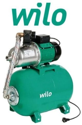 WİLO, HMedana CH1-L.406, 1.5HP, 220V, 50 LİTRE YATAY TANKLI, DOMESTİK HİDROFOR