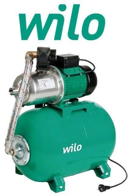 WİLO, HMedana CH1-L.407, 1.5HP, 220V, 50 LİTRE YATAY TANKLI, DOMESTİK HİDROFOR
