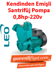 LEO APSm60 0.8HP 220v Kendinden Emişli Preferikal Pompa