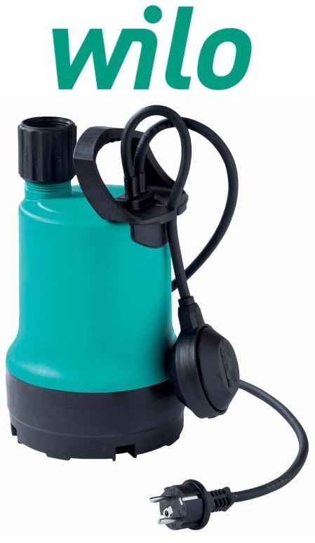 WİLO, DRAİN TMR 32/8, 0.5HP, 220V, TEMİZ VE AZ KİRLİ SU DRENAJ DALGIÇ POMPASI