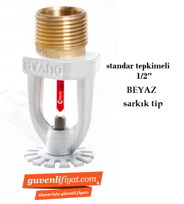 STANDART TEPKİMELİ 93 C 1/2'' BEYAZ PENDENT (SARKIK) SPRİNK