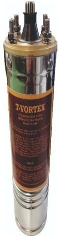 T-VORTEX  10 HP-380V- 4'' YAĞ SOĞUTMALI DALGIÇ MOTOR (TEK MOTOR-İTALYAN MALI)