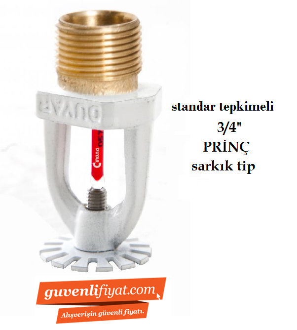 STANDART TEPKİMELİ 68 C 3/4'' PRİNÇ PENDENT (SARKIK) SPRİNK