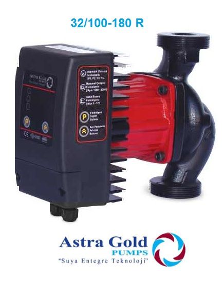 Astra Gold 32/100-180 R  Frekans Kontrollü Sabit Mıknatıslı Dişli Tip Sirkülasyon Pompası (2'' Bağlantı Çapı)