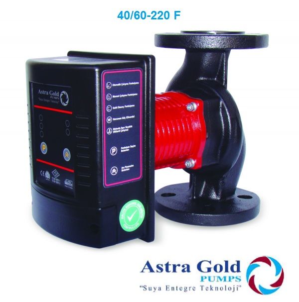 Astra Gold 40/60-220 F  DN 40 Frekans Kontrollü Sabit Mıknatıslı Flanşlı Tip Sirkülasyon Pompası
