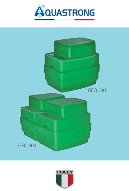Aquastrong  GEO 500 - 2 GQS 50-15 T  Kendinden Depolu Koku Yapmayan Foseptik Cihazı