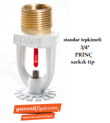 STANDART TEPKİMELİ 141 C 3/4'' PRİNÇ PENDENT (SARKIK) SPRİNK