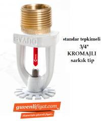 STANDART TEPKİMELİ 93 C 3/4'' KROMAJLI PENDENT (SARKIK) SPRİNK