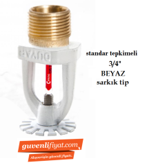 STANDART TEPKİMELİ 57 C 3/4'' BEYAZ PENDENT (SARKIK) SPRİNK