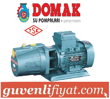 DOMAK JET75 0.75 HP 220V DÖKÜM GÖVDELİ JET POMPA