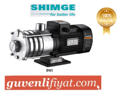 SHIMGE BWJT 4-4 1.HP 380V YATAY MİLLİ PASLANMAZ POMPA