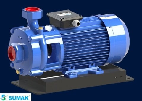 SUMAK SMKT 550/2 5,5 HP 380 V ÇİFT FANLI SANTRİFÜJ POMPA