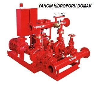 Domak SDY325    2X30 HP  380V  + JOKEY POMPALI ELEKTRİKLİ YANGIN HİDROFORU