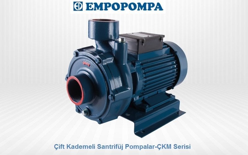 Empo  ÇKM 400 T   4Hp 380V  Çift Kademeli Santrifüj Pompa (YÜKSEK DEBİLİ MODEL) (2'' GİRİŞ ÇIKIŞ)