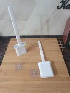 Silikon Tuvalet Fırçası Banyo Bükülebilir Silikon Wc Fırçası