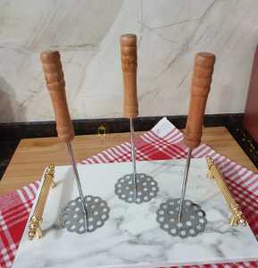 Patates Ezici Ahşap Saplı