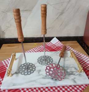 Patates Ezici Ahşap Saplı