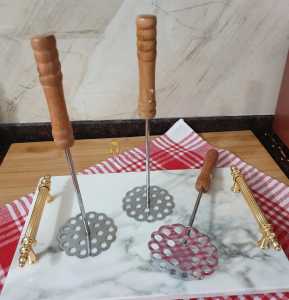 Patates Ezici Ahşap Saplı