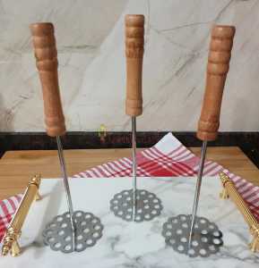Patates Ezici Ahşap Saplı