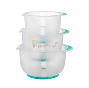 3lü Mikser Plastik Karıştırma Kabı