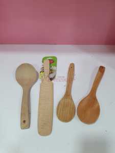 AHŞAP KAŞIK SETİ 4 PARÇA