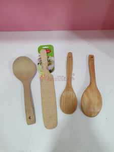 AHŞAP KAŞIK SETİ 4 PARÇA