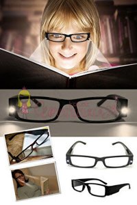 Karanlıkta Kitap Okumak Için Led Işıklı Pilli Kitap Okuma Gözlük