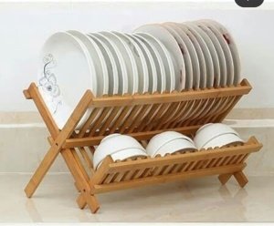 BAMBU BULAŞIK SEPETİ