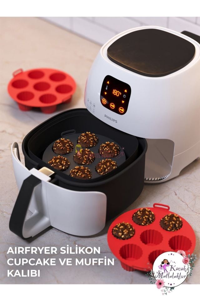 Airfryer Silikon Muffin Kek ( Cupcake ) Kalıbı