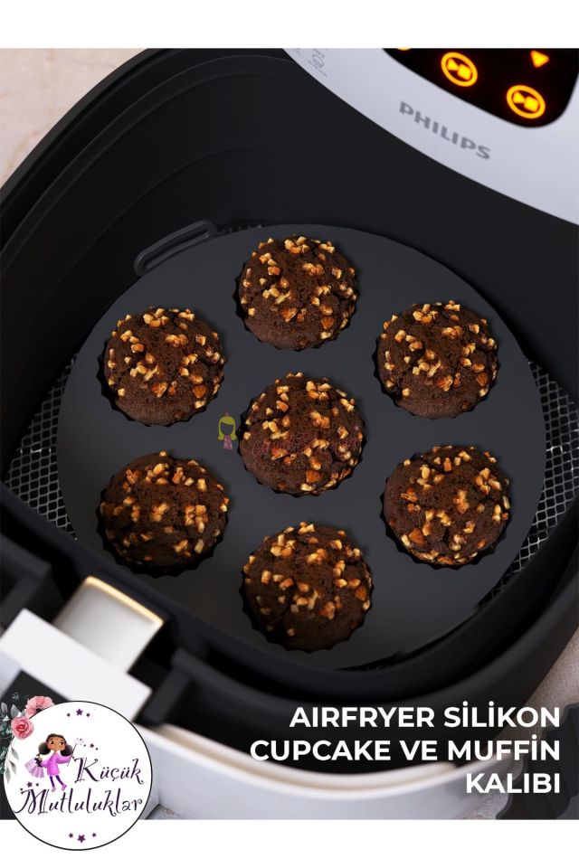 Airfryer Silikon Muffin Kek ( Cupcake ) Kalıbı