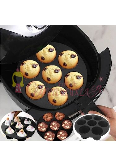 Airfryer Silikon Muffin Kek ( Cupcake ) Kalıbı
