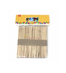AHŞAP İNCE(KÜÇÜK) DONDURMA ÇUBUĞU NATUREL 50'Lİ PAKET