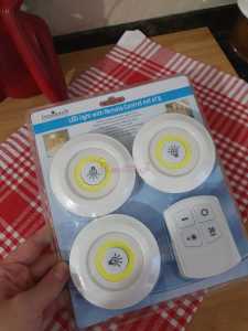 Uzaktan Kumandalı led ampul seti 3lü set yuvarlak