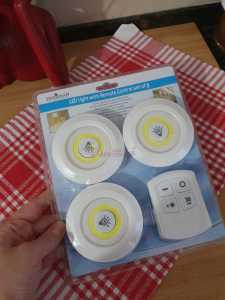 Uzaktan Kumandalı led ampul seti 3lü set yuvarlak