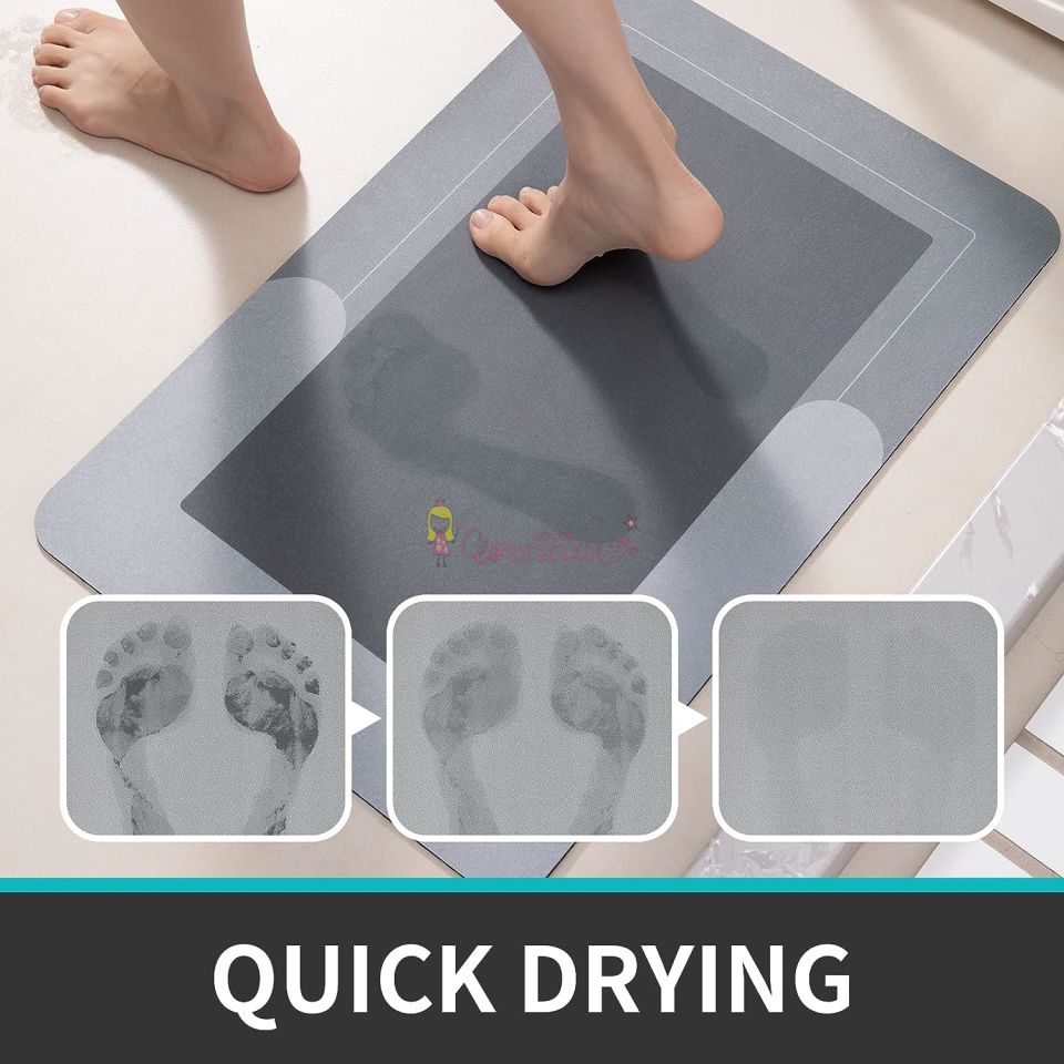 Dikdörtgen Süper Emici Banyo Paspası