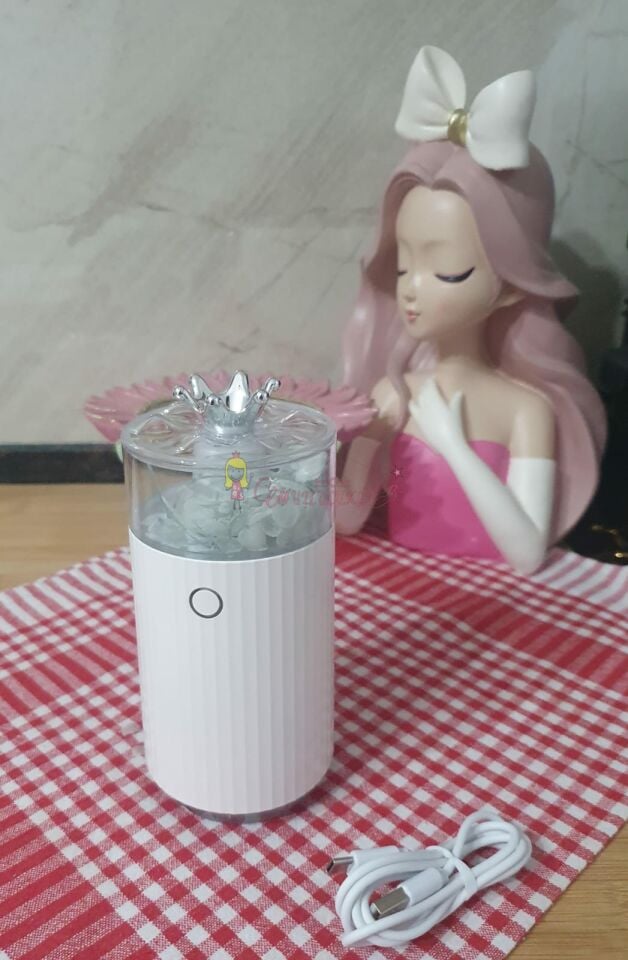 Çicekli ve Taçlı Buhar Makinesi