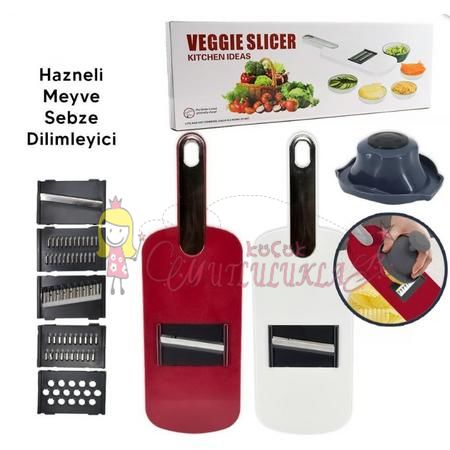 5 Başlıklı Meyve Sebze Dilimleyici