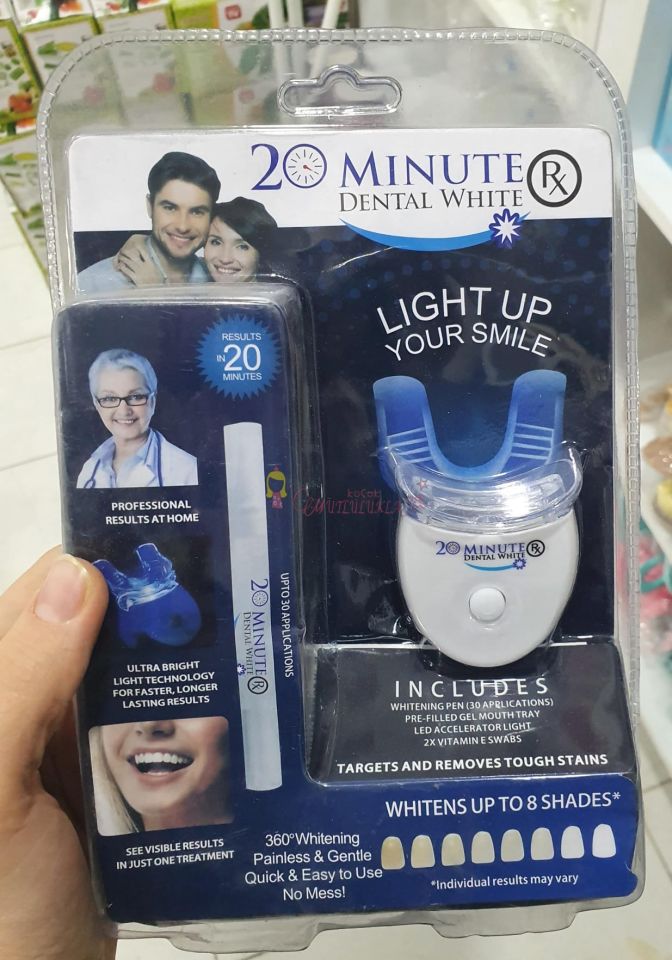 Mavi Işık Teknolojisi Ile Diş Beyazlatma Kiti & Beyazlatıcı Diş Kalemi Seti