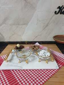 Metal Ayaklı Gold sunumluklar