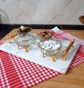 Metal Ayaklı Gold sunumluklar