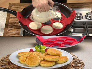 YUVARLAK SİLİKON PANKEK KREP & OMLET KALIBI