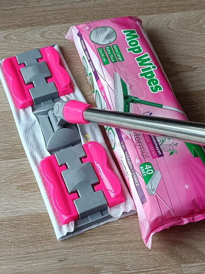 Mop Wipes Yüzey Temizlik Paketi 40 Yaprak