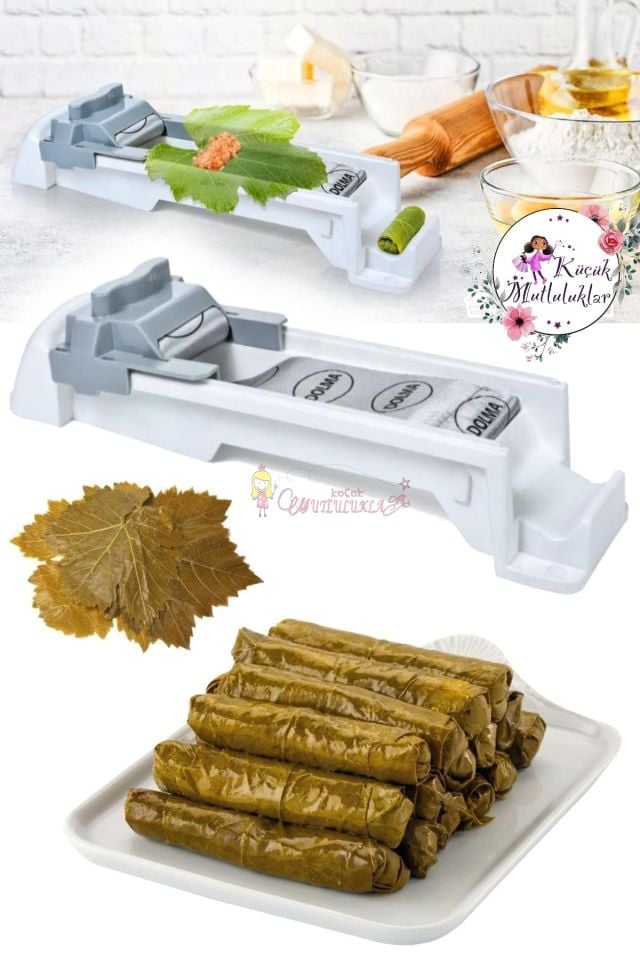 3 Kademeli Pratik Yaprak Sarma Makinesi Kolay Yaprak Sarma Aparatı