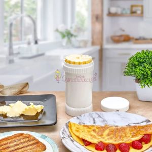Tereyağı Saklama Ölçme Yayma Ve Kesme Aparatı