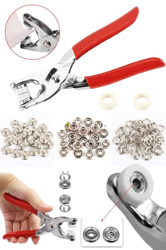 ﻿METAL ÇITÇITLI DÜĞME PENSESİ VE DÜĞMESİ
