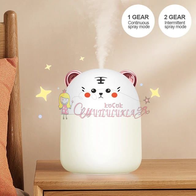 250ml Kapasiteli Soğuk Sis Aroma Difüzör Ev Yatak Odası Nemlendirici ile Yeni Masaüstü Nemlendirici