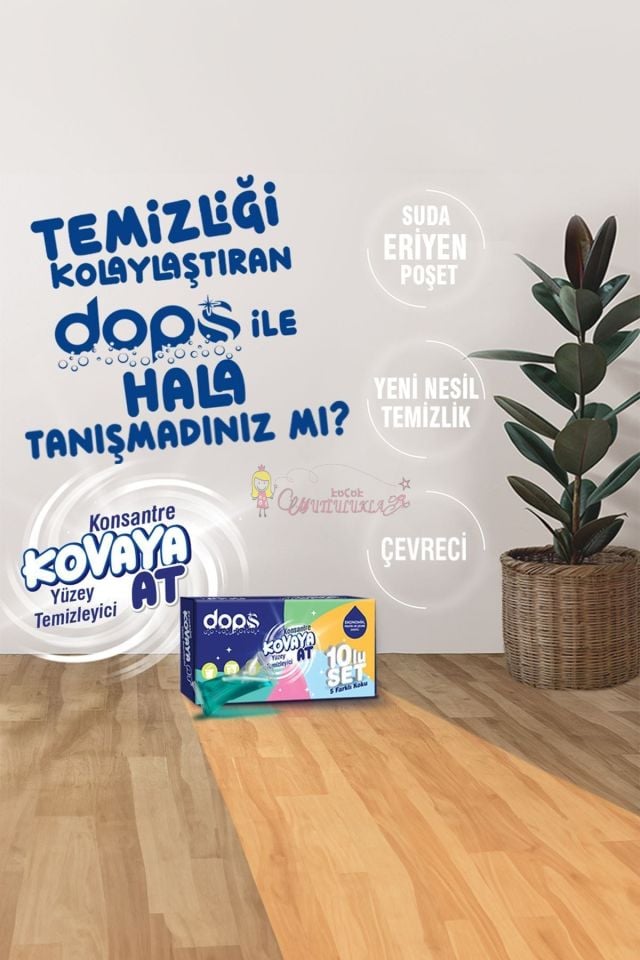 Dops Konsantre Kovaya At Yüzey Temizleyici 10'lu Set